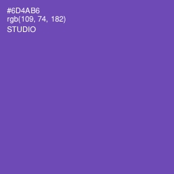 #6D4AB6 - Studio Color Image