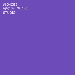 #6D4CB9 - Studio Color Image