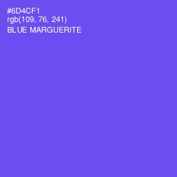 #6D4CF1 - Blue Marguerite Color Image