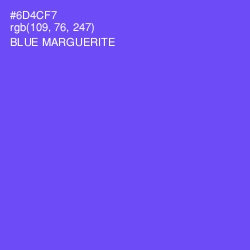 #6D4CF7 - Blue Marguerite Color Image