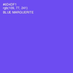 #6D4DF1 - Blue Marguerite Color Image
