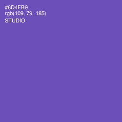 #6D4FB9 - Studio Color Image