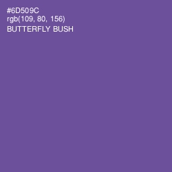 #6D509C - Butterfly Bush Color Image