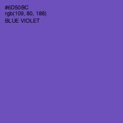 #6D50BC - Blue Violet Color Image