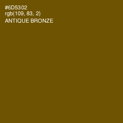 #6D5302 - Antique Bronze Color Image