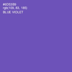 #6D53B9 - Blue Violet Color Image