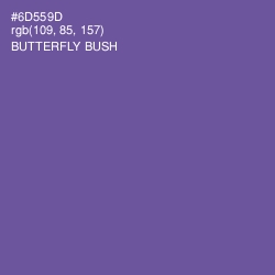 #6D559D - Butterfly Bush Color Image