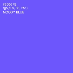 #6D56FB - Moody Blue Color Image