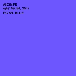 #6D56FE - Royal Blue Color Image