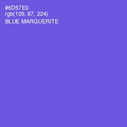 #6D57E0 - Blue Marguerite Color Image