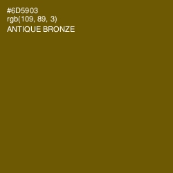 #6D5903 - Antique Bronze Color Image