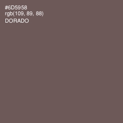 #6D5958 - Dorado Color Image
