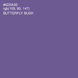 #6D5A93 - Butterfly Bush Color Image