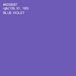 #6D5BB7 - Blue Violet Color Image
