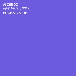 #6D5BDD - Fuchsia Blue Color Image