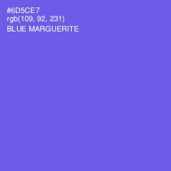 #6D5CE7 - Blue Marguerite Color Image