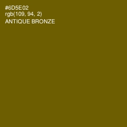 #6D5E02 - Antique Bronze Color Image