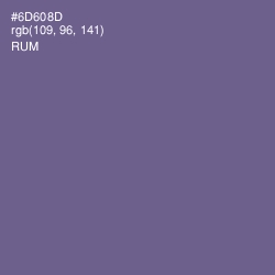 #6D608D - Rum Color Image