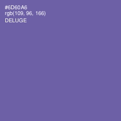 #6D60A6 - Deluge Color Image