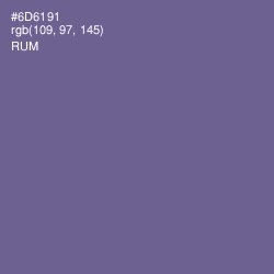 #6D6191 - Rum Color Image