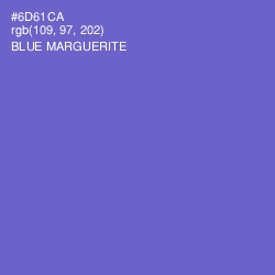 #6D61CA - Blue Marguerite Color Image