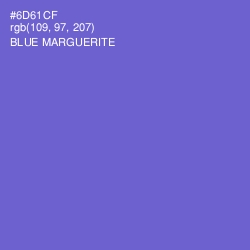 #6D61CF - Blue Marguerite Color Image