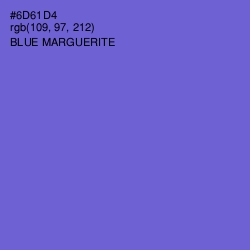 #6D61D4 - Blue Marguerite Color Image