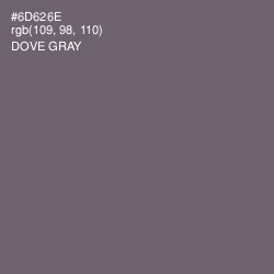 #6D626E - Dove Gray Color Image