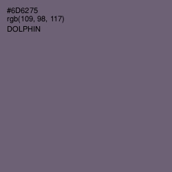 #6D6275 - Dolphin Color Image