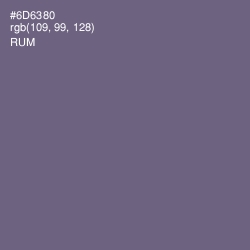 #6D6380 - Rum Color Image