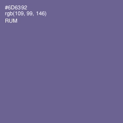#6D6392 - Rum Color Image