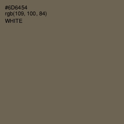 #6D6454 - Soya Bean Color Image