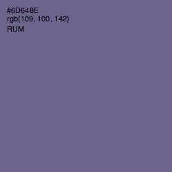 #6D648E - Rum Color Image