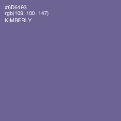 #6D6493 - Kimberly Color Image
