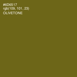 #6D6517 - Olivetone Color Image