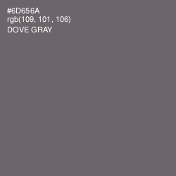 #6D656A - Dove Gray Color Image