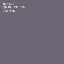#6D6573 - Dolphin Color Image