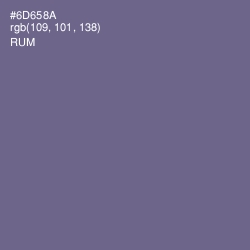 #6D658A - Rum Color Image