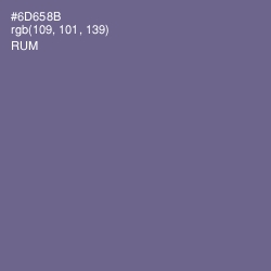 #6D658B - Rum Color Image