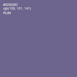 #6D658D - Rum Color Image