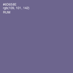 #6D658E - Rum Color Image