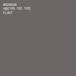 #6D6666 - Flint Color Image