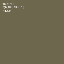 #6D674E - Finch Color Image
