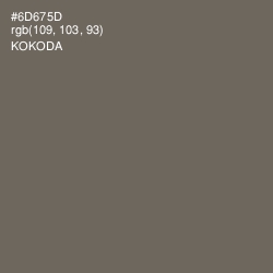 #6D675D - Kokoda Color Image
