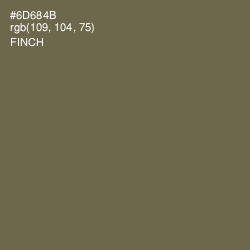 #6D684B - Finch Color Image