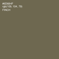 #6D684F - Finch Color Image