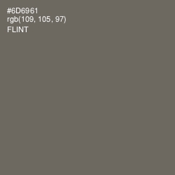 #6D6961 - Flint Color Image