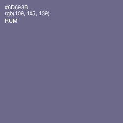 #6D698B - Rum Color Image