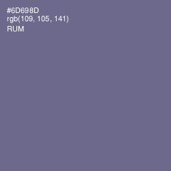 #6D698D - Rum Color Image