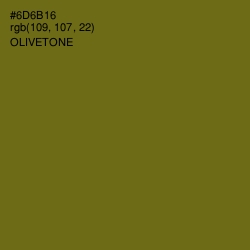 #6D6B16 - Olivetone Color Image